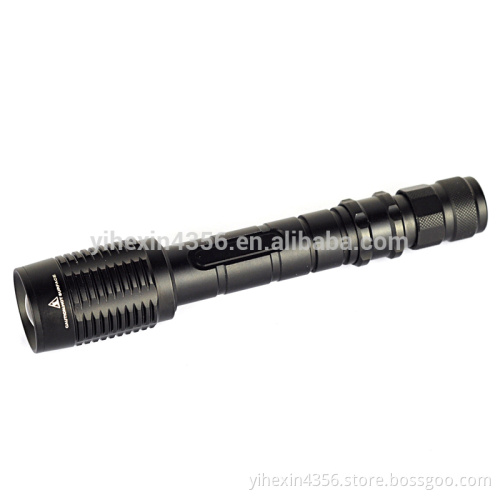 1800 Lumen Rechargeable Zoom Super Bright Led Tactical Flashlight For Camping